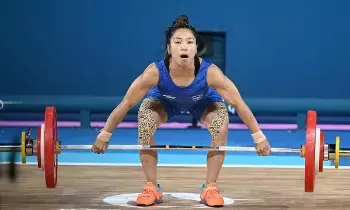 Mirabai Chanu: ఆసియా గేమ్స్ పతకమే నా మెయిన్ టార్గెట్..స్టార్ లిఫ్టర్ మీరాబాయి చాను సంచలన వ్యాఖ్యలు Mirabai Chanu: ఆసియా గేమ్స్ పతకమే నా మెయిన్ టార్గెట్..స్టార్ లిఫ్టర్ మీరాబాయి చాను సంచలన వ్యాఖ్యలు