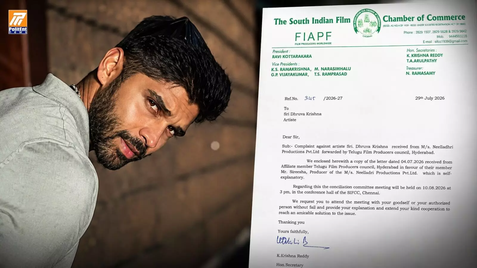 Dhruva Krishna Case: SIFCC రాజీ కమిటీకి చేరిన ఫిర్యాదు Dhruva Krishna Case: SIFCC రాజీ కమిటీకి చేరిన ఫిర్యాదు