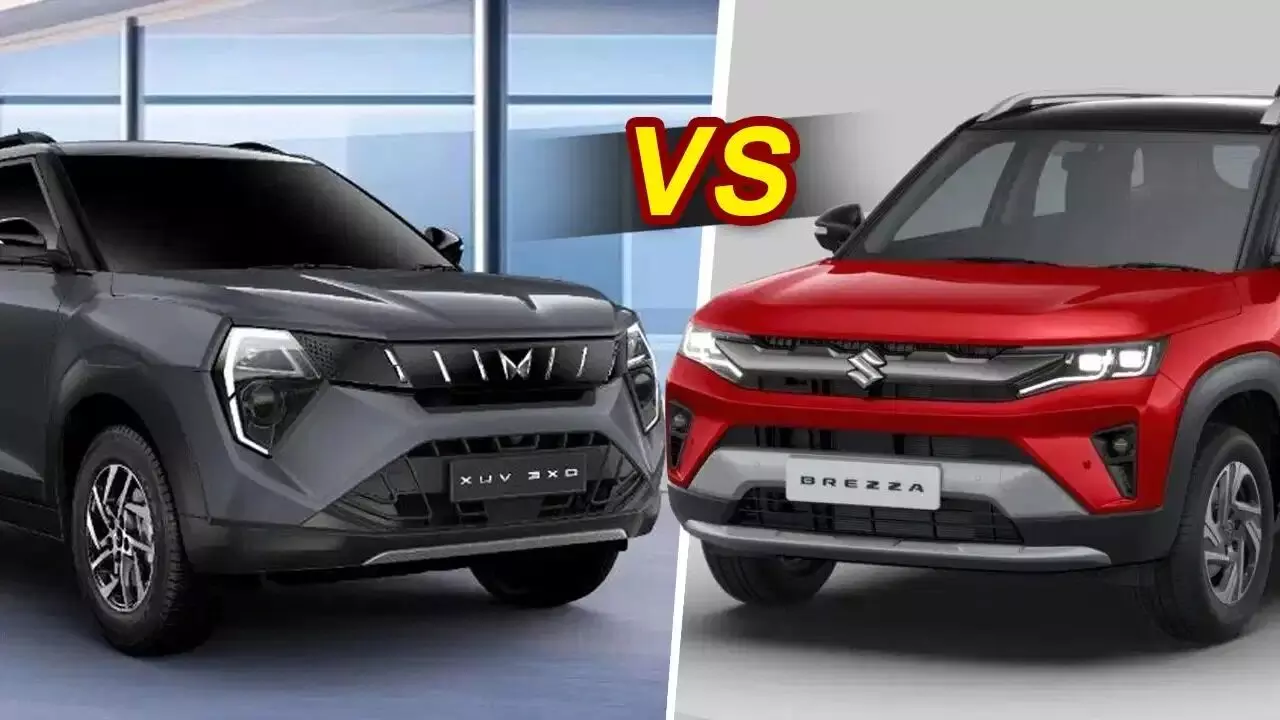 Maruti Brezza Vs Mahindra XUV 3XO : బ్రెజ్జా ఫేస్లిఫ్ట్ Vs మహీంద్రా XUV 3XO.. రెండింటిలో ఏ కారు కొంటే పైసల్ వసూల్? Maruti Brezza Vs Mahindra XUV 3XO : బ్రెజ్జా ఫేస్లిఫ్ట్ Vs మహీంద్రా XUV 3XO.. రెండింటిలో ఏ కారు కొంటే పైసల్ వసూల్?