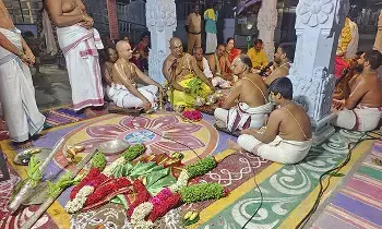 Sri Prasanna Venkateswara Swamy: శ్రీ ప్రసన్నవేంకటేశ్వరస్వామి వారి పుష్పయాగానికి శాస్త్రోక్తంగా అంకురార్పణ Sri Prasanna Venkateswara Swamy: శ్రీ ప్రసన్నవేంకటేశ్వరస్వామి వారి పుష్పయాగానికి శాస్త్రోక్తంగా అంకురార్పణ