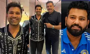 Rohit Sharma: వైరల్ అవుతున్న రోహిత్ శర్మ కొత్త లుక్.. ఇంటర్నెట్ను షేక్ చేస్తున్న హిట్ మ్యాన్ Rohit Sharma: వైరల్ అవుతున్న రోహిత్ శర్మ కొత్త లుక్.. ఇంటర్నెట్ను షేక్ చేస్తున్న హిట్ మ్యాన్