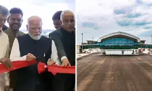 Prime Minister Narendra Modi: స్వర్ణాంధ్ర విజన్కు శుభదినం.. భోగాపురం అంతర్జాతీయ విమానాశ్రయాన్ని ప్రారంభించిన ప్రధాని మోదీ Prime Minister Narendra Modi: స్వర్ణాంధ్ర విజన్కు శుభదినం.. భోగాపురం అంతర్జాతీయ విమానాశ్రయాన్ని ప్రారంభించిన ప్రధాని మోదీ