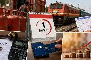 New Rules August 1 : ఎల్పీజీ ధరలు, ఐటీఆర్ ఫైన్ల బాదుడు నుంచి రైల్వే కొత్త రూల్స్ వరకు.. ఆగస్టు 1 నుంచి కొత్త రూల్స్ New Rules August 1 : ఎల్పీజీ ధరలు, ఐటీఆర్ ఫైన్ల బాదుడు నుంచి రైల్వే కొత్త రూల్స్ వరకు.. ఆగస్టు 1 నుంచి కొత్త రూల్స్