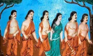 Draupadis Marriage to the Five Pandavas: ద్రౌపది ఐదుగురు భర్తలను పొందడానికి వెనుకున్న కథ ఏంటి? Draupadis Marriage to the Five Pandavas: ద్రౌపది ఐదుగురు భర్తలను పొందడానికి వెనుకున్న కథ ఏంటి?