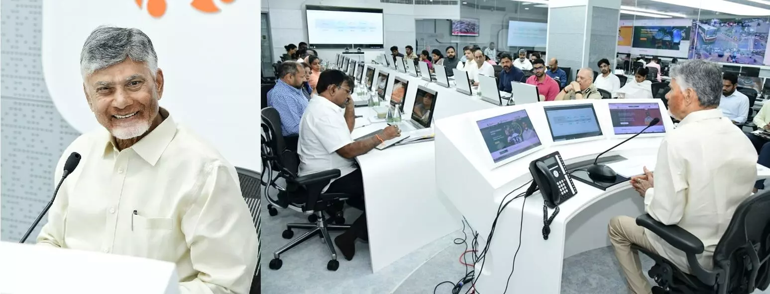 CM Chandrababu: నీటి సమస్యపై దృష్టి సారించాలి.. రవాణా శాఖలో అనవసర నిబంధనలు తొలగించాలి: సీఎం చంద్రబాబు CM Chandrababu: నీటి సమస్యపై దృష్టి సారించాలి.. రవాణా శాఖలో అనవసర నిబంధనలు తొలగించాలి: సీఎం చంద్రబాబు