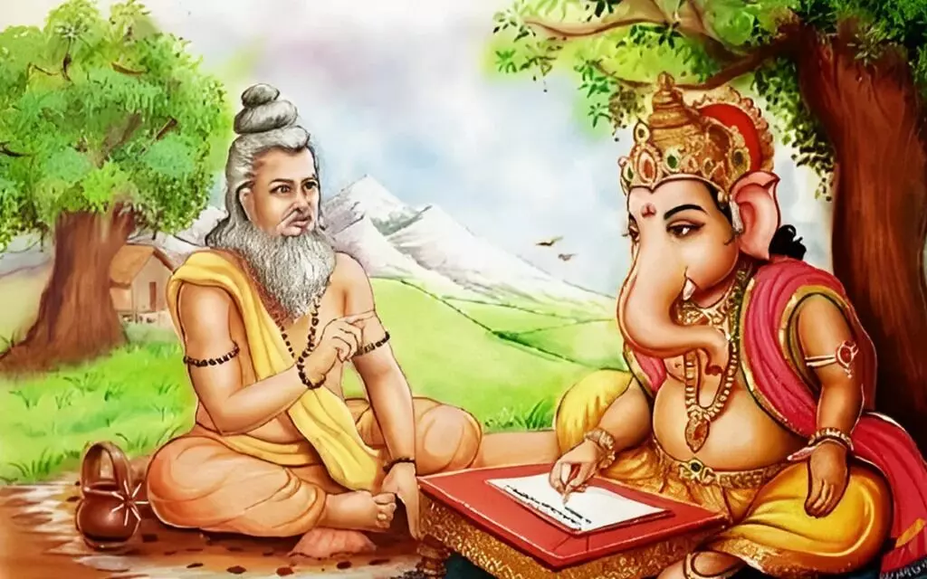 Mahabharata: మహాభారత కథను రాసేందుకు గణపతికి వేదవ్యాసుడు పెట్టిన కండిషన్ ఏంటి ? Mahabharata: మహాభారత కథను రాసేందుకు గణపతికి వేదవ్యాసుడు పెట్టిన కండిషన్ ఏంటి ?