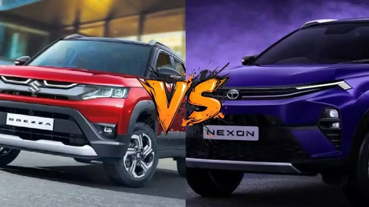 Maruti Brezza vs Tata Nexon: కొత్త ఫీచర్లు, పవర్ఫుల్ టర్బో ఇంజిన్లు.. బ్రెజ్జా, నెక్సాన్ల మధ్య హోరాహోరీ పోరు Maruti Brezza vs Tata Nexon: కొత్త ఫీచర్లు, పవర్ఫుల్ టర్బో ఇంజిన్లు.. బ్రెజ్జా, నెక్సాన్ల మధ్య హోరాహోరీ పోరు