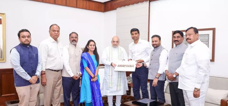 Amit Shah: అమరావతి నిర్మాణాన్ని వేగవంతం చేయాలని అమిత్షా సూచన – తెదేపా ఎంపీలతో సమావేశం Amit Shah: అమరావతి నిర్మాణాన్ని వేగవంతం చేయాలని అమిత్షా సూచన – తెదేపా ఎంపీలతో సమావేశం
