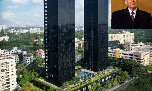 Trump Towers: కోకాపేటలో ట్రంప్ టవర్స్ నిర్మాణం.. 65 అంతస్తులు, 450 లగ్జరీ ఫ్లాట్లు Trump Towers: కోకాపేటలో ట్రంప్ టవర్స్ నిర్మాణం.. 65 అంతస్తులు, 450 లగ్జరీ ఫ్లాట్లు