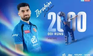 Ibrahim Zadran: వన్డేల్లో ప్రపంచంలోనే వేగంగా 2,000 పరుగులు.. ఇబ్రహీం జద్రాన్ రికార్డు Ibrahim Zadran: వన్డేల్లో ప్రపంచంలోనే వేగంగా 2,000 పరుగులు.. ఇబ్రహీం జద్రాన్ రికార్డు