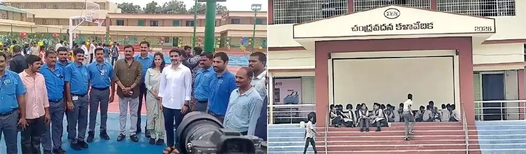 Chandram Palem Government School: చంద్రంపాలెం ప్రభుత్వ పాఠశాలకు కొత్త రూపు.. మంత్రి లోకేశ్ చేతుల మీదుగా ప్రారంభం Chandram Palem Government School: చంద్రంపాలెం ప్రభుత్వ పాఠశాలకు కొత్త రూపు.. మంత్రి లోకేశ్ చేతుల మీదుగా ప్రారంభం