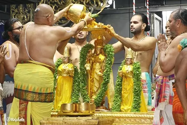 Tirumala Srivari Temple: శ్రీవారి ఆలయంలో శాస్త్రోక్తంగా పవిత్రోత్సవాలు ప్రారంభం Tirumala Srivari Temple: శ్రీవారి ఆలయంలో శాస్త్రోక్తంగా పవిత్రోత్సవాలు ప్రారంభం
