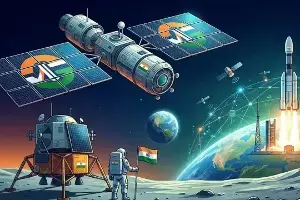 Indian Space Economy: అంతరిక్షంలోకి భారతీయ స్టార్టప్లు.. 2030 నాటికి $45 బిలియన్ల మార్కెట్ Indian Space Economy: అంతరిక్షంలోకి భారతీయ స్టార్టప్లు.. 2030 నాటికి $45 బిలియన్ల మార్కెట్