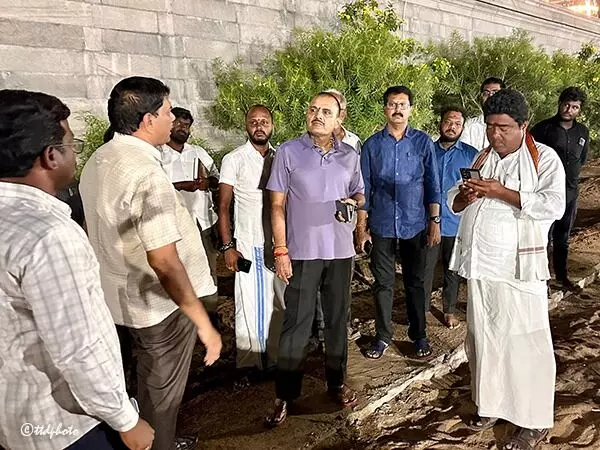 Venkatapalem Srivari Temple: వేగంగా సాగుతున్న వేంకటపాలెం శ్రీవారి ఆలయ నిర్మాణ పనులు Venkatapalem Srivari Temple: వేగంగా సాగుతున్న వేంకటపాలెం శ్రీవారి ఆలయ నిర్మాణ పనులు