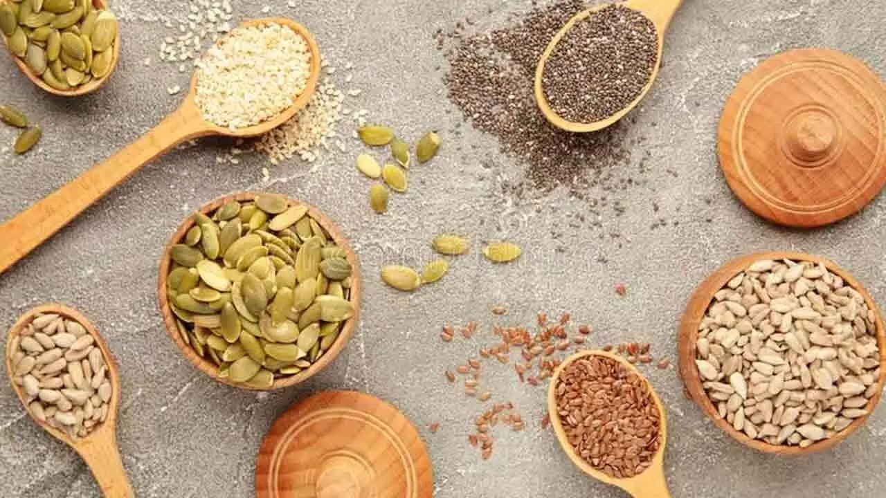 Boost Immunity: ఇమ్యూనిటీ పెరగాలా? రోజూ ఈ 5 గింజలను మీ డైట్లో చేర్చుకోండి! Boost Immunity: ఇమ్యూనిటీ పెరగాలా? రోజూ ఈ 5 గింజలను మీ డైట్లో చేర్చుకోండి!