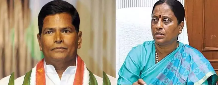 Konda Surekha & Chinna Reddy: కొండా సురేఖ మంత్రివర్గం నుంచి బర్తరఫ్.. చిన్నారెడ్డికి ప్లానింగ్ కమిషన్ వైస్ చైర్మన్ పదవి నుంచి ఉద్వాసన Konda Surekha & Chinna Reddy: కొండా సురేఖ మంత్రివర్గం నుంచి బర్తరఫ్.. చిన్నారెడ్డికి ప్లానింగ్ కమిషన్ వైస్ చైర్మన్ పదవి నుంచి ఉద్వాసన