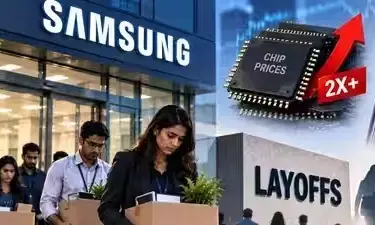 Samsung Layoffs: సాఫ్ట్వేర్ రంగంలో భారీ లేఆఫ్స్.. 10 రోజుల్లో 6500 మందికి షాకిచ్చిన దిగ్గజ కంపెనీలు Samsung Layoffs: సాఫ్ట్వేర్ రంగంలో భారీ లేఆఫ్స్.. 10 రోజుల్లో 6500 మందికి షాకిచ్చిన దిగ్గజ కంపెనీలు