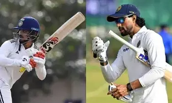 Duleep Trophy Final: దులీప్ ట్రోఫీ ఫైనల్: ఈస్ట్ జోన్ ఆధిపత్యం.. సౌత్ జోన్ విలవిల Duleep Trophy Final: దులీప్ ట్రోఫీ ఫైనల్: ఈస్ట్ జోన్ ఆధిపత్యం.. సౌత్ జోన్ విలవిల