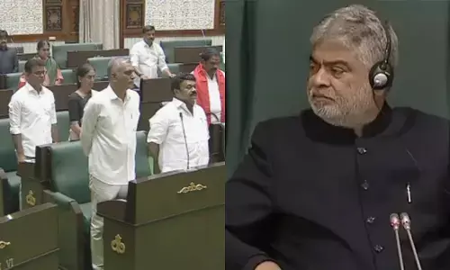 Telangana Assembly: తెలంగాణ అసెంబ్లీలో బీఆర్‌ఎస్‌ సభ్యులపై సస్పెన్షన్‌ వేటు