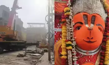 Ujjain Wonder: ఉజ్జయినిలో అద్భుతం: కూల్చివేసినా కదలని 170 ఏళ్ల నాటి హనుమాన్ విగ్రహం.
