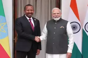 PM Modi: ప్రధానమంత్రి మోడీ, ఇథియోపియా ప్రధాని అబీ అహ్మద్తో ద్వైపాక్షిక చర్చలు PM Modi: ప్రధానమంత్రి మోడీ, ఇథియోపియా ప్రధాని అబీ అహ్మద్తో ద్వైపాక్షిక చర్చలు