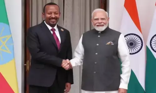 PM Modi: ప్రధానమంత్రి మోడీ, ఇథియోపియా ప్రధాని అబీ అహ్మద్తో ద్వైపాక్షిక చర్చలు PM Modi: ప్రధానమంత్రి మోడీ, ఇథియోపియా ప్రధాని అబీ అహ్మద్తో ద్వైపాక్షిక చర్చలు