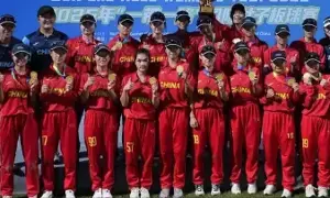 Asian Games: ఒక్క బంతి కూడా పడకుండానే టోర్నీ నుంచి చైనా ఔట్.. సెమీస్కు దూసుకెళ్లిన బంగ్లాదేశ్ మహిళల జట్టు.. Asian Games: ఒక్క బంతి కూడా పడకుండానే టోర్నీ నుంచి చైనా ఔట్.. సెమీస్కు దూసుకెళ్లిన బంగ్లాదేశ్ మహిళల జట్టు..