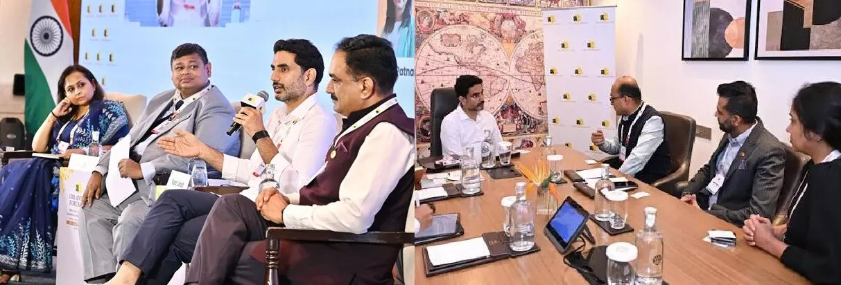Nara Lokesh: ఉద్యోగాల కల్పనే లక్ష్యం.. పెట్టుబడులకు ఏపీకి ఆహ్వానం: నారా లోకేశ్ Nara Lokesh: ఉద్యోగాల కల్పనే లక్ష్యం.. పెట్టుబడులకు ఏపీకి ఆహ్వానం: నారా లోకేశ్
