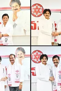 YSRCP Leaders Join Jana Sena: జనసేనలోకి వైసీపీ నేతల చేరిక.. పవన్ సమక్షంలో కండువా కప్పుకున్న నాయకులు YSRCP Leaders Join Jana Sena: జనసేనలోకి వైసీపీ నేతల చేరిక.. పవన్ సమక్షంలో కండువా కప్పుకున్న నాయకులు