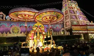 Grand Pournami Garuda Seva: తిరుమలలో వైభవంగా పౌర్ణమి గరుడసేవ Grand Pournami Garuda Seva: తిరుమలలో వైభవంగా పౌర్ణమి గరుడసేవ