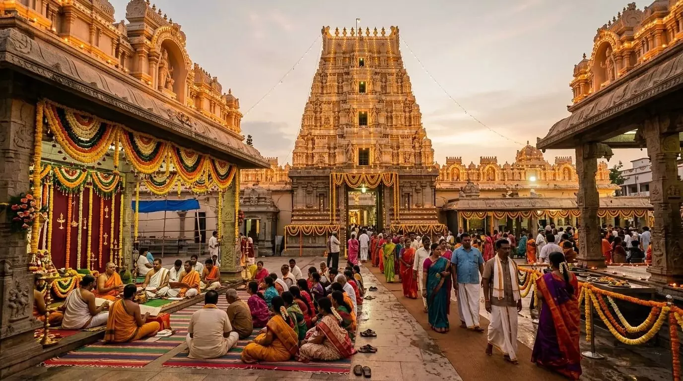 Sri Ramayana Mahaparayanotsavam: భద్రాచలంలో శ్రీరామాయణ మహాపారాయణోత్సవం.. అక్టోబర్ 12 నుంచి 10 రోజుల పాటు Sri Ramayana Mahaparayanotsavam: భద్రాచలంలో శ్రీరామాయణ మహాపారాయణోత్సవం.. అక్టోబర్ 12 నుంచి 10 రోజుల పాటు
