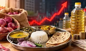 Food Inflation: 10 శాతం పెరిగిన భోజనం ధర.. మండిపోతున్న ఉల్లిపాయలు, నూనె రేట్లు