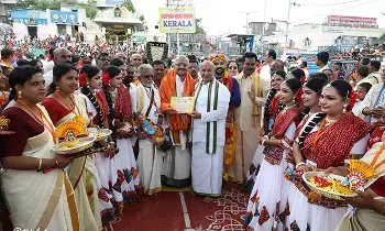 National Folk Art Forms: కల్పవృక్ష వాహనసేవలో కనువిందు చేసిన జాతీయ కళారూపాలు