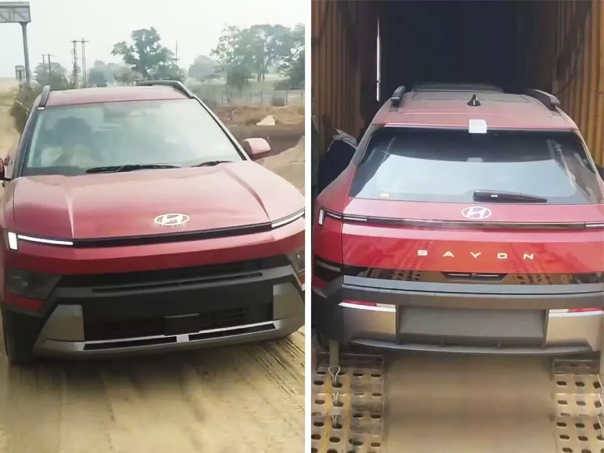 Hyundai Bayon: లాంచ్కు ముందే లీకైన హ్యుందాయ్ కొత్త ఎస్యూవీ ఫోటోలు.. అక్టోబర్ 26న మార్కెట్లోకి ఎంట్రీ Hyundai Bayon: లాంచ్కు ముందే లీకైన హ్యుందాయ్ కొత్త ఎస్యూవీ ఫోటోలు.. అక్టోబర్ 26న మార్కెట్లోకి ఎంట్రీ