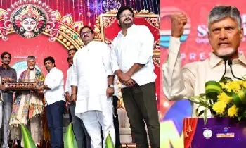 Chandrababu Naidu: కరవును జయించే శక్తి ఇవ్వాలని దుర్గమ్మను కోరుకున్నా: చంద్రబాబు Chandrababu Naidu: కరవును జయించే శక్తి ఇవ్వాలని దుర్గమ్మను కోరుకున్నా: చంద్రబాబు