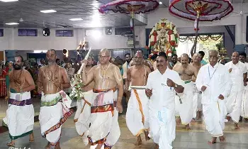 Sri Malayappa Swamy: ఘనంగా శ్రీమలయప్పస్వామివారి పార్వేట ఉత్సవం