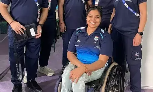 Suvarna Raj: సువర్ణ రాజ్ సరికొత్త చరిత్ర.. డిస్కస్ త్రోలో భారత్కు పసిడి పతకం. Suvarna Raj: సువర్ణ రాజ్ సరికొత్త చరిత్ర.. డిస్కస్ త్రోలో భారత్కు పసిడి పతకం.