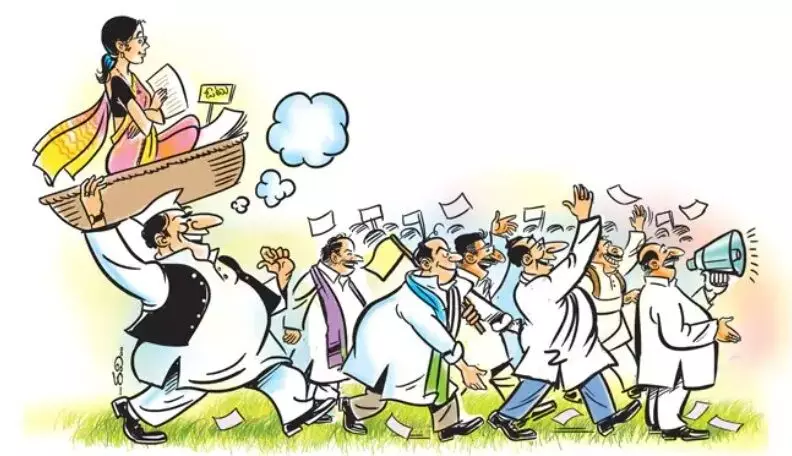 Zilla Parishad Chairperson Posts: జడ్పీ ఛైర్పర్సన్ రేసులో తెదేపా వారసులు.. కుమార్తెలు, కోడళ్లు, భార్యలకు అవకాశాల కోసం సీనియర్ల ఆరాటం Zilla Parishad Chairperson Posts: జడ్పీ ఛైర్పర్సన్ రేసులో తెదేపా వారసులు.. కుమార్తెలు, కోడళ్లు, భార్యలకు అవకాశాల కోసం సీనియర్ల ఆరాటం