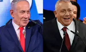 Israel: ఇజ్రాయెల్ ఎన్నికల్లో హంగ్ పరిస్థితి.. విజేత ఎవరో తేలక రాజకీయ అనిశ్చితి Israel: ఇజ్రాయెల్ ఎన్నికల్లో హంగ్ పరిస్థితి.. విజేత ఎవరో తేలక రాజకీయ అనిశ్చితి