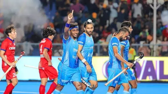 Indian Hockey Team: భారత హాకీ జట్టు అదరగొట్టింది.. జపాన్పై ఘన విజయం! Indian Hockey Team: భారత హాకీ జట్టు అదరగొట్టింది.. జపాన్పై ఘన విజయం!